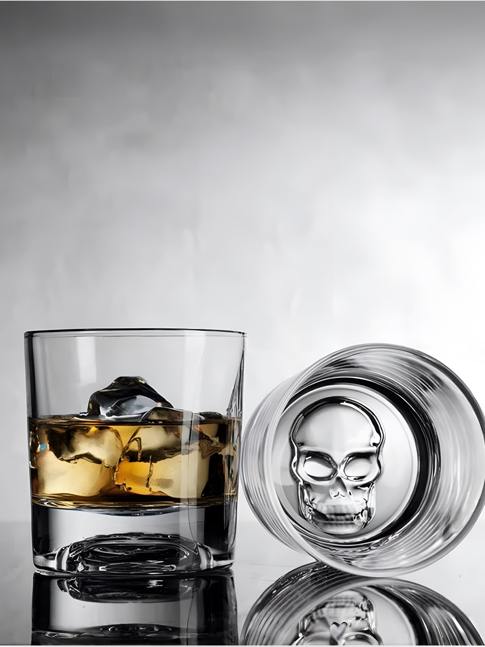 Set of 2 Godinger Skullary Old Fashioned Whiskey Glasses